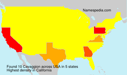 Surname Cavaggion in USA Surname Cavaggion in USA