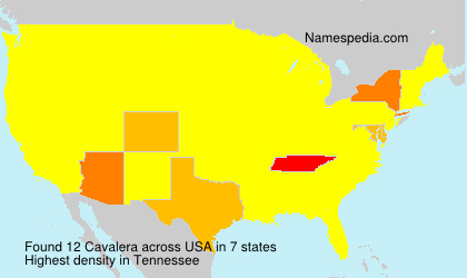 Surname Cavalera in USA Surname Cavalera in USA