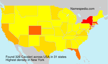 Surname Cavaleri in USA Surname Cavaleri in USA