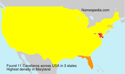Surname Cavalieros in USA Surname Cavalieros in USA