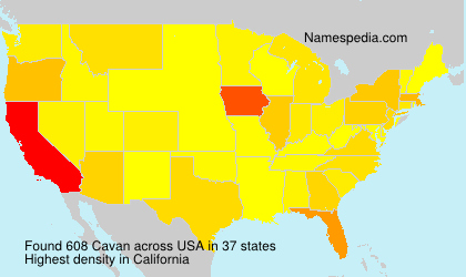 Surname Cavan in USA Surname Cavan in USA