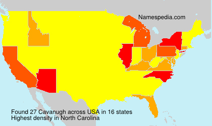 Surname Cavanugh in USA Surname Cavanugh in USA