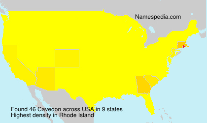 Surname Cavedon in USA Surname Cavedon in USA