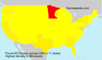Surname Cavegn in USA Surname Cavegn in USA