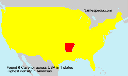 Surname Cavenor in USA Surname Cavenor in USA