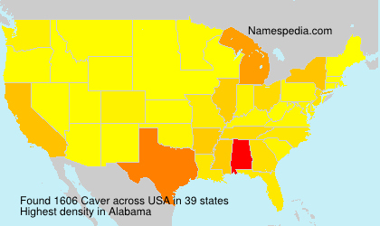 Surname Caver in USA Surname Caver in USA