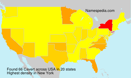 Surname Cavert in USA Surname Cavert in USA