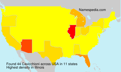 Surname Cavicchioni in USA Surname Cavicchioni in USA