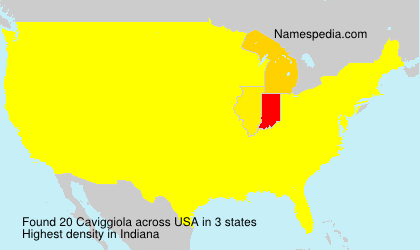 Surname Caviggiola in USA Surname Caviggiola in USA