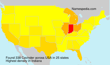 Surname Cavinder in USA Surname Cavinder in USA
