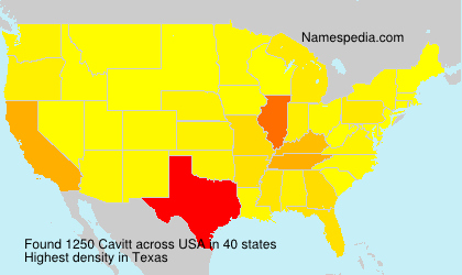 Surname Cavitt in USA Surname Cavitt in USA