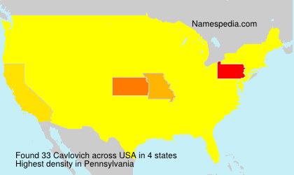 Surname Cavlovich in USA Surname Cavlovich in USA