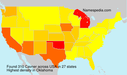 Surname Cavner in USA Surname Cavner in USA