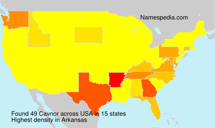 Surname Cavnor in USA Surname Cavnor in USA