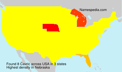 Surname Cavric in USA Surname Cavric in USA