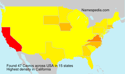 Surname Cavros in USA Surname Cavros in USA