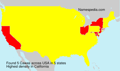 Surname Cawas in USA Surname Cawas in USA
