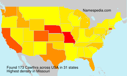 Surname Cawthra in USA Surname Cawthra in USA