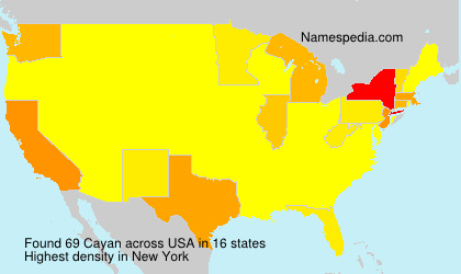 Surname Cayan in USA Surname Cayan in USA