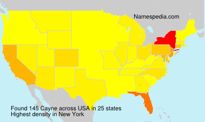 Surname Cayne in USA Surname Cayne in USA