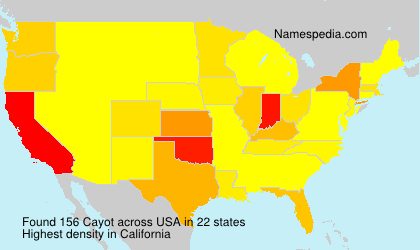 Surname Cayot in USA Surname Cayot in USA