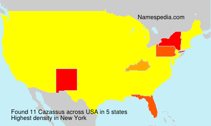 Surname Cazassus in USA Surname Cazassus in USA