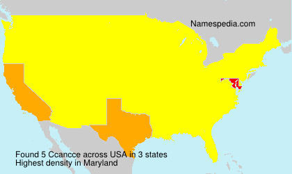 Surname Ccancce in USA Surname Ccancce in USA