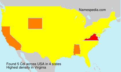 Surname Cdi in USA Surname Cdi in USA