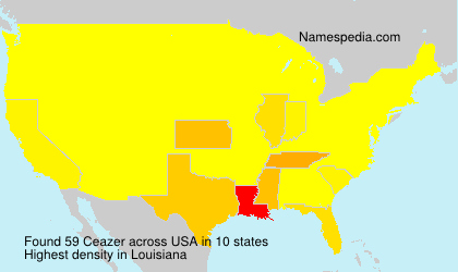 Surname Ceazer in USA Surname Ceazer in USA