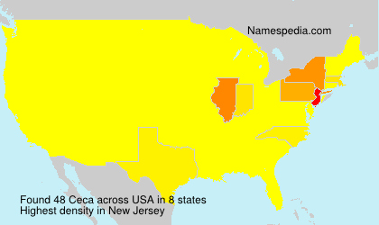 Surname Ceca in USA Surname Ceca in USA