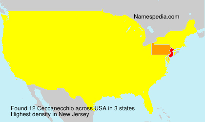 Surname Ceccanecchio in USA Surname Ceccanecchio in USA