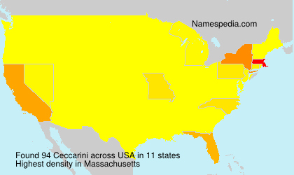 Surname Ceccarini in USA Surname Ceccarini in USA