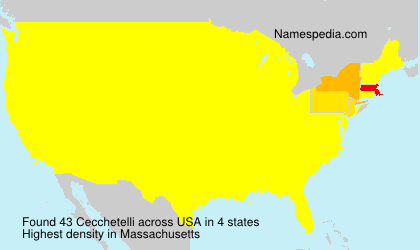 Surname Cecchetelli in USA Surname Cecchetelli in USA