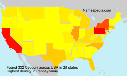 Surname Cecconi in USA Surname Cecconi in USA