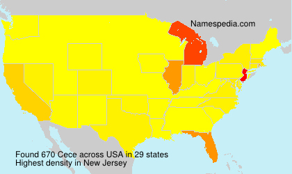 Surname Cece in USA Surname Cece in USA