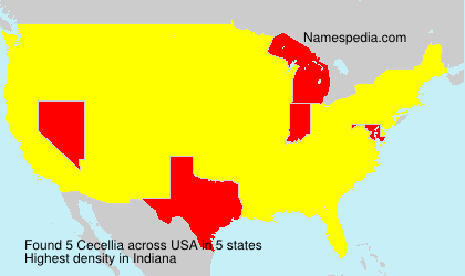 Surname Cecellia in USA Surname Cecellia in USA