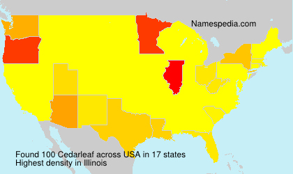 Surname Cedarleaf in USA Surname Cedarleaf in USA