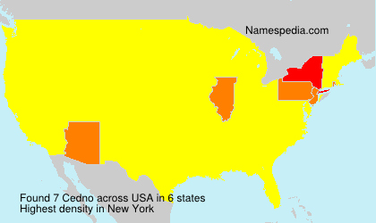 Surname Cedno in USA Surname Cedno in USA