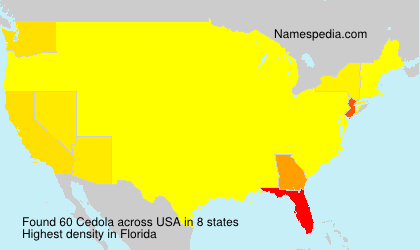Surname Cedola in USA Surname Cedola in USA