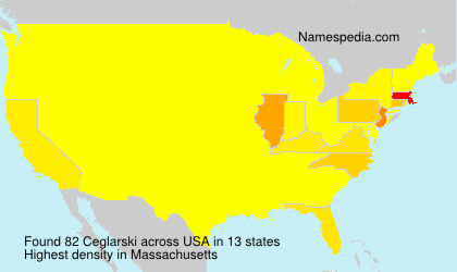 Surname Ceglarski in USA Surname Ceglarski in USA