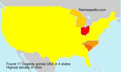 Surname Cegledy in USA Surname Cegledy in USA