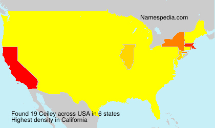 Surname Ceiley in USA Surname Ceiley in USA