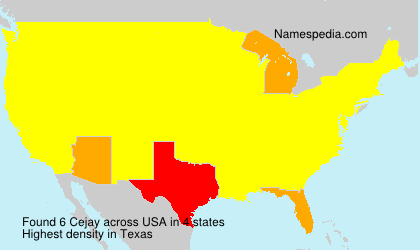 Surname Cejay in USA Surname Cejay in USA