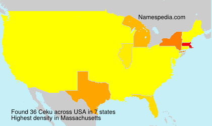 Surname Ceku in USA Surname Ceku in USA