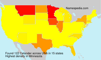 Surname Celander in USA Surname Celander in USA