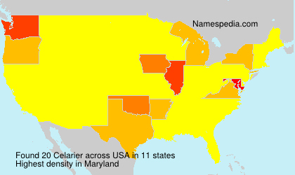 Surname Celarier in USA Surname Celarier in USA