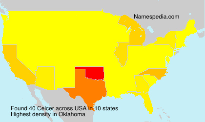 Surname Celcer in USA Surname Celcer in USA