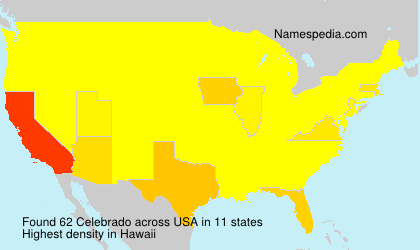 Surname Celebrado in USA Surname Celebrado in USA