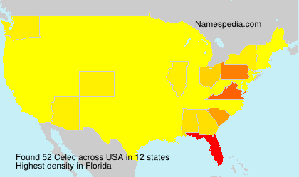 Surname Celec in USA Surname Celec in USA