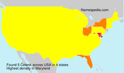 Surname Celenk in USA Surname Celenk in USA
